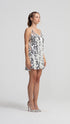 Full Sequin Straps Mini Dress